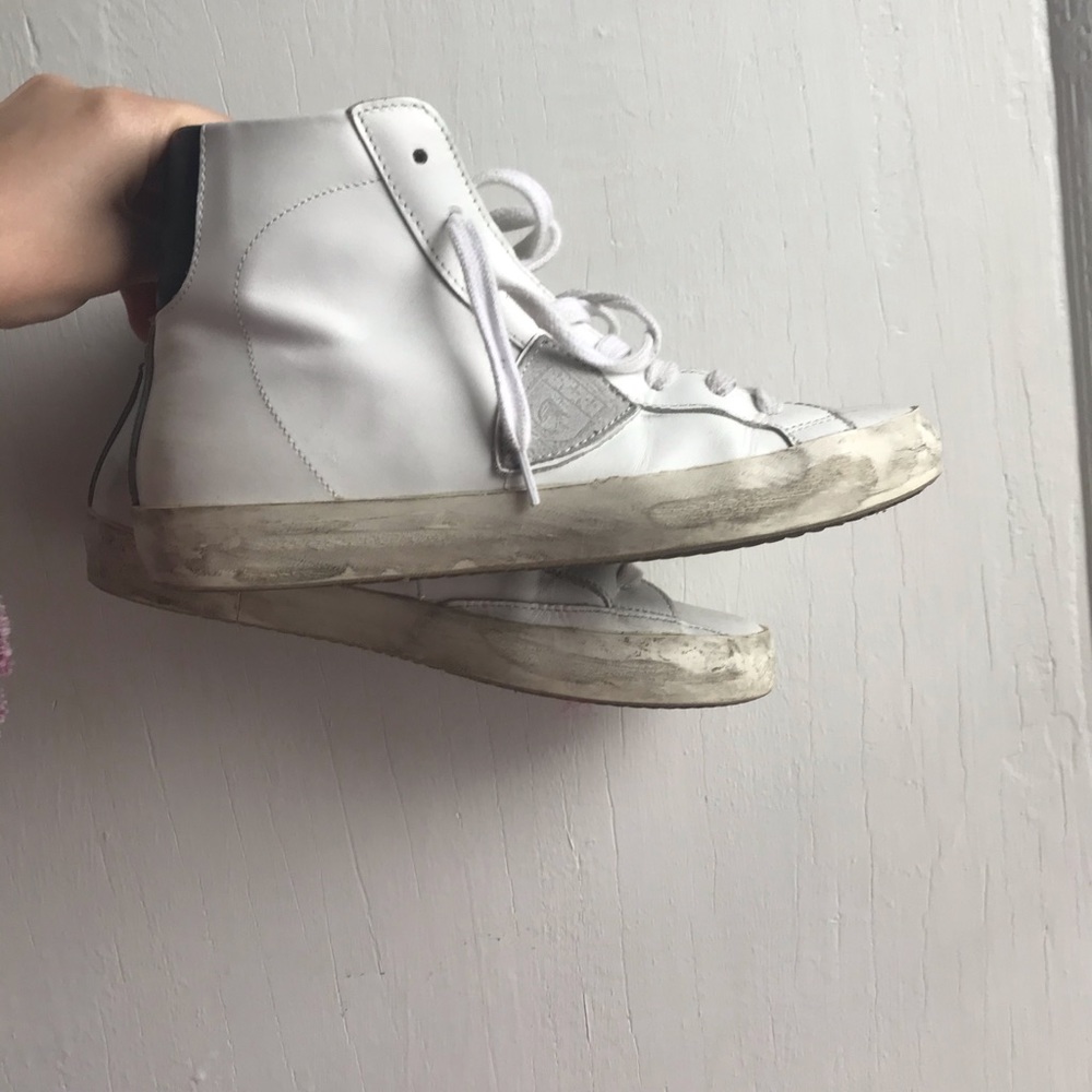 Golden goose style high top sneakers